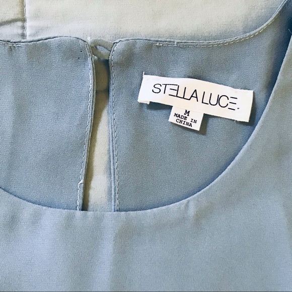 Light/ pale blue Stella Luce Top - Picture 3 of 3